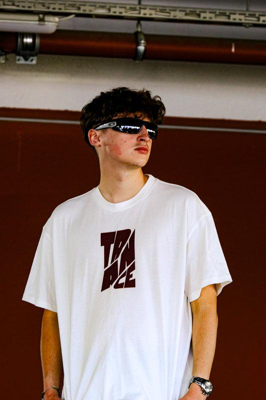 TRANCE Unisex Oversized Shirt - White